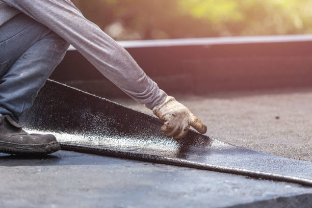 Professional Exterior Waterproofing technician working in Harpersville, AL